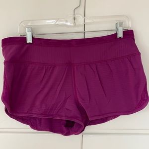 Lululemon purple shorts